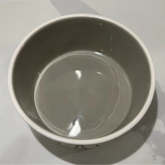 Rae Dunn "FEAST" ceramic pet bowl - Picture 2 of 5